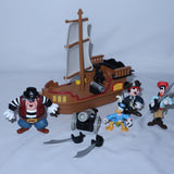 Disney Parks Pirates of the Caribbean Mickey Mouse Ship Playset