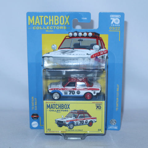 Matchbox 70 Years Matchbox Collectors '70 Datsun 510 Rally
