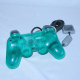 PS1 Emerald Green Analog Dualshock controller