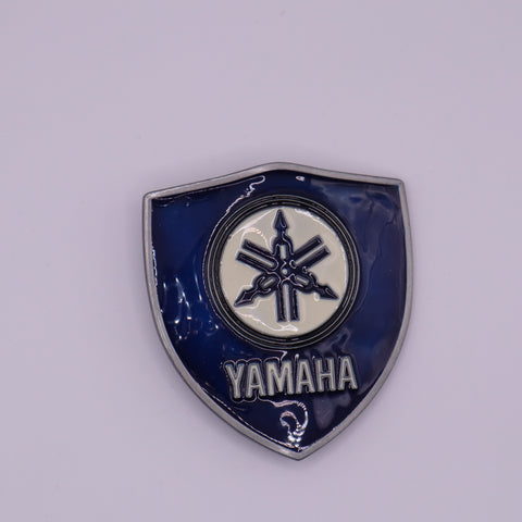 Yamaha Blue Shield Logo Belt Buckle