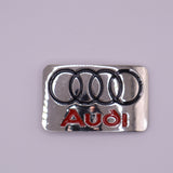 Audi Black & Chrome Logo Belt Buckle