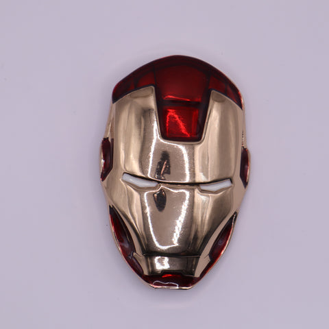 Marvel Iron Man Helmet Enamel Belt Buckle