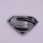 DC Superman Black & Chrome Logo Belt Buckle