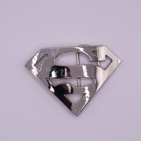 DC Superman Chrome Logo Belt Buckle