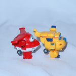 Super Wings Transform-A-Bots Jett & Donnie
