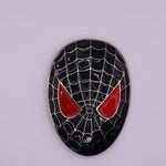 Marvel Black Suit Spider-Man Red Eyes Mask Belt Buckle