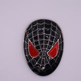 Marvel Black Suit Spider-Man Red Eyes Mask Belt Buckle