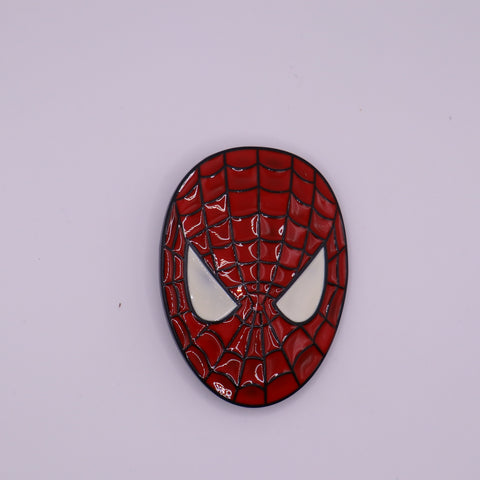 Marvel Spider-Man Mask Enamel Belt Buckle