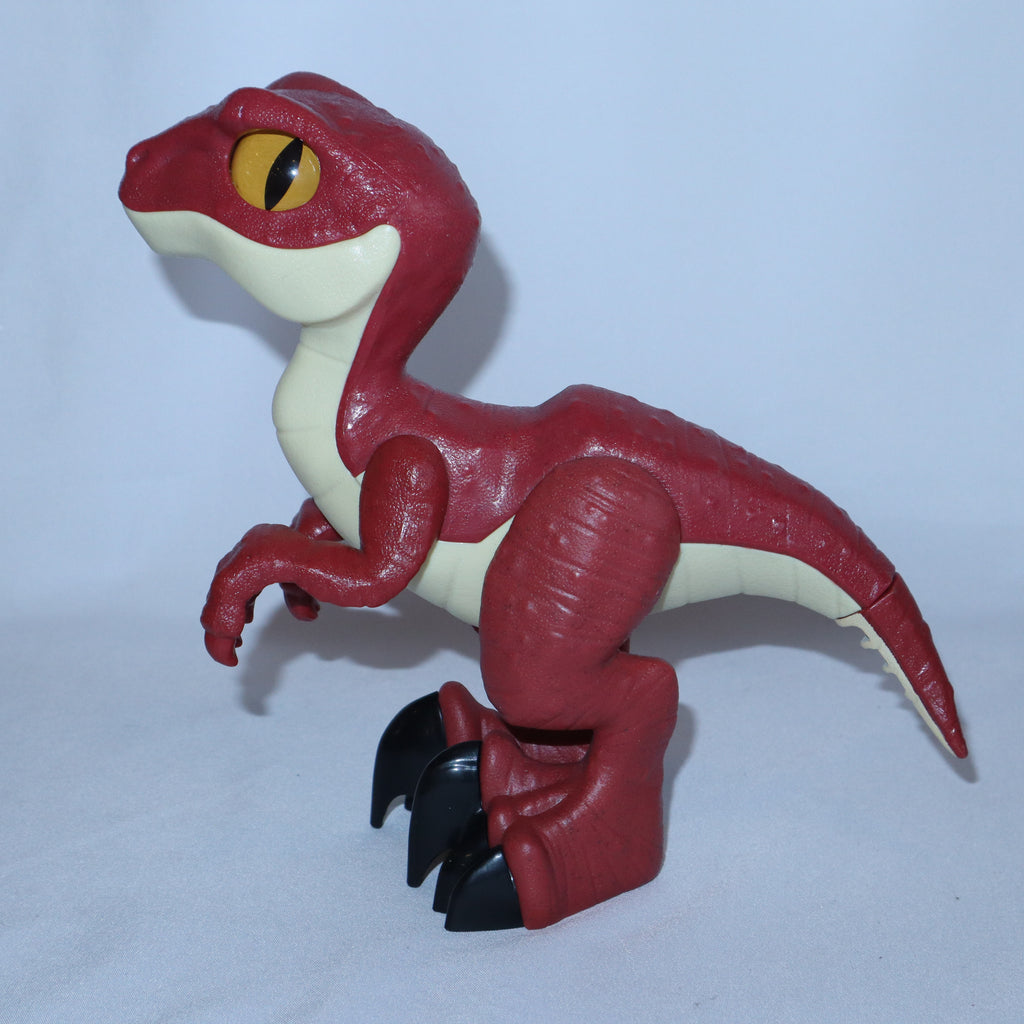 Imaginex Red Raptor Imaginext Jurassic World XL Red Raptor – geekedouttoys