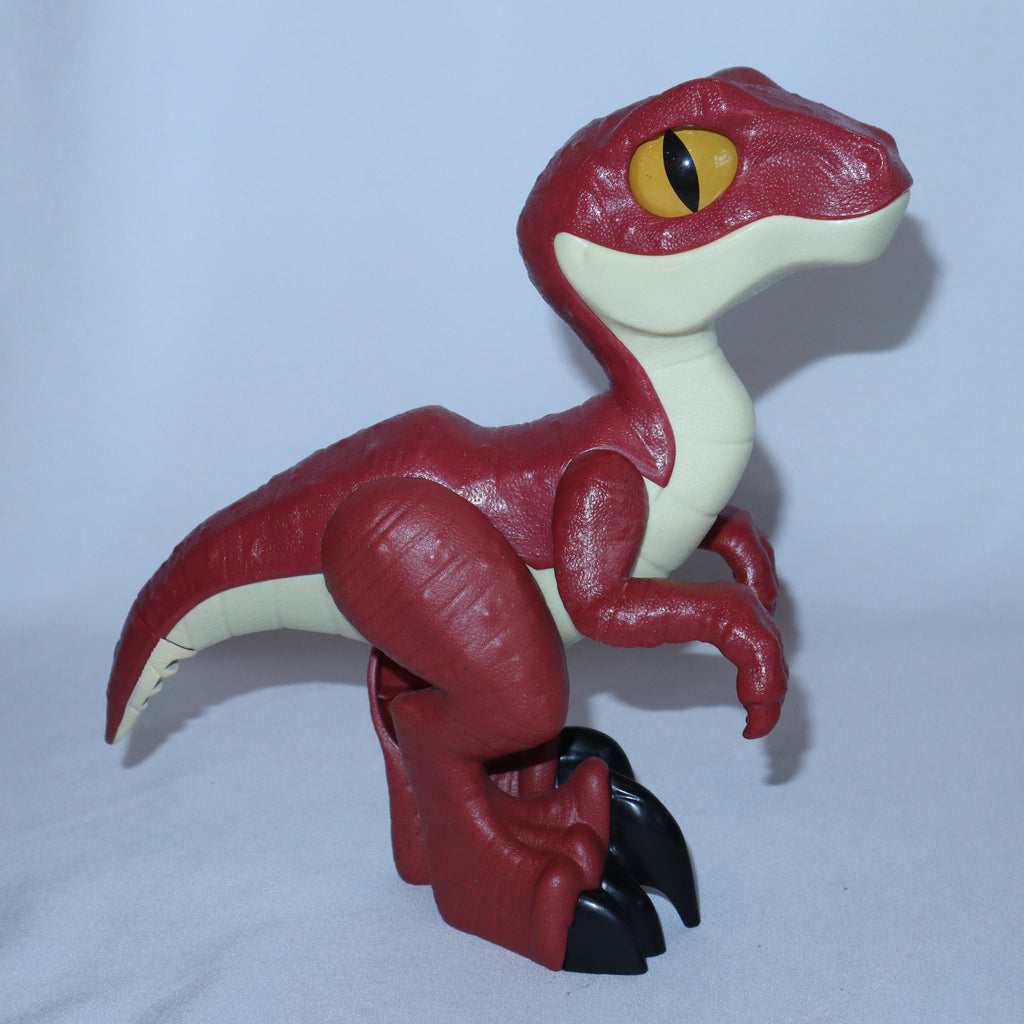 Imaginex Red Raptor Imaginext Jurassic World XL Red Raptor – geekedouttoys