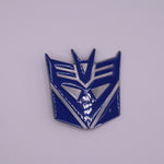 Transformers Decepticon Blue Emblem Belt Buckle