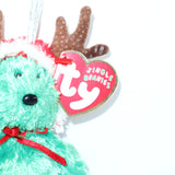 TY Jingle Beanies 2002 Holiday Teddy