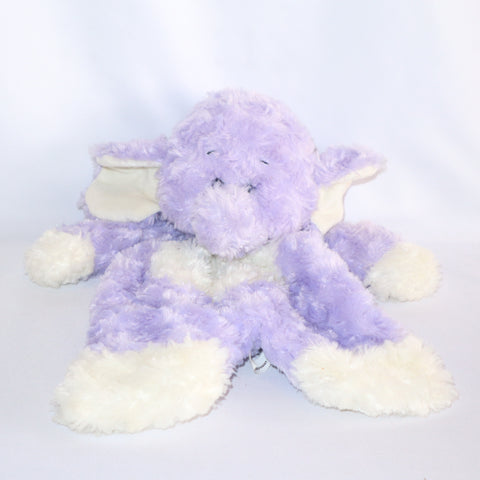 Baby Ganz Purple Flat-A-Pat Elephant Security Blanket