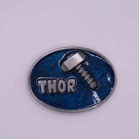 Marvel Thor Teal Logo Belt Buckle