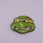 TMNT Retro Michelangelo Face Belt Buckle