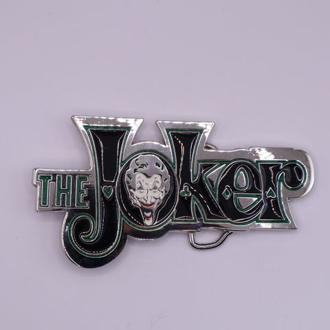 DC Comics the Joker Theme Black Belt Buckle