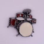 Red Drum Set Belt Buckle