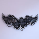 Irish Shamrock w/ Wings Belt Buckle