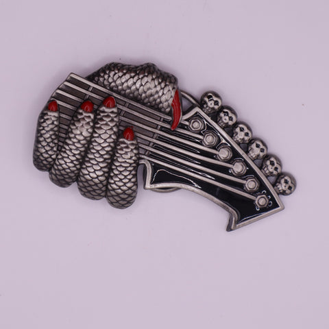 Monster Hand Guitar Head Belt Buckle