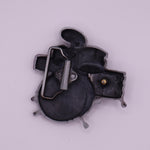 Blue Drum Set Belt Buckle
