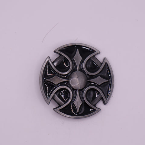 Round Celtic Cross Belt Buckle