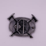 Fire Department Black Belt Buckle