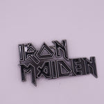 Iron Maiden Black Letters Belt Buckle