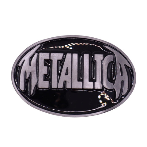 Metallica Black Logo Belt Buckle