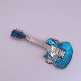 Blue Guitar Belt Buckle