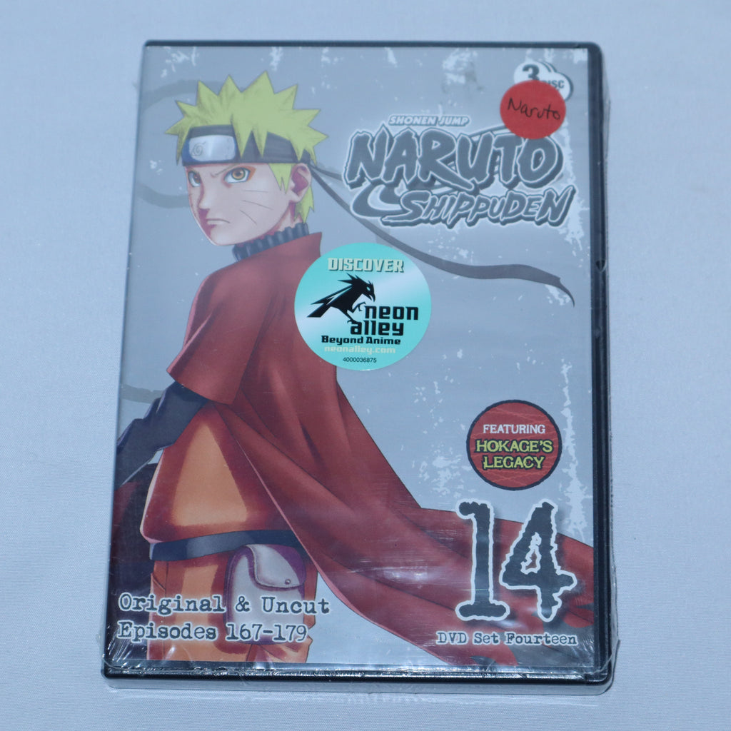 DVD Naruto Shippuden DVD Set 14 Episodes 167-179 – geekedouttoys