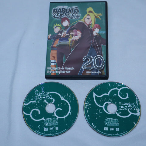 DVD Naruto Shippuden DVD Set 20 Episodes 245-257