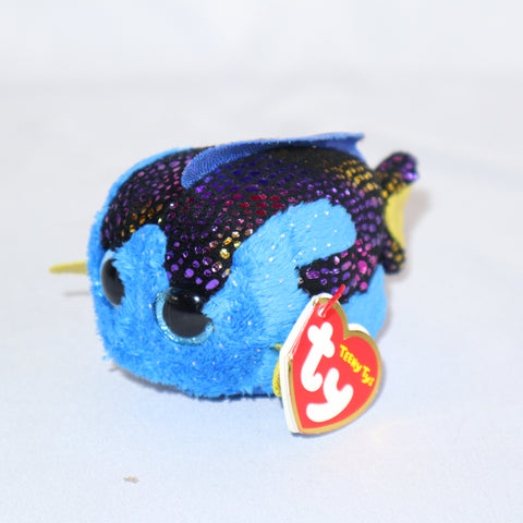 TY Teeny Tys MADIE the Blue Tang Fish