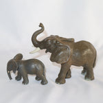 Schleich African Adult Elephant & African Elephant Calf