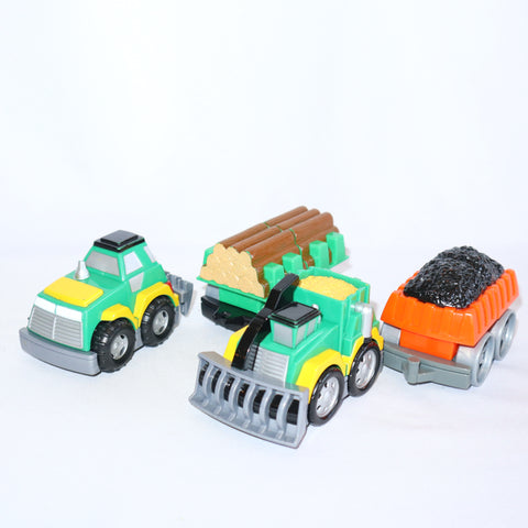 Mega Bloks Tractors, Log & Coal vehicles