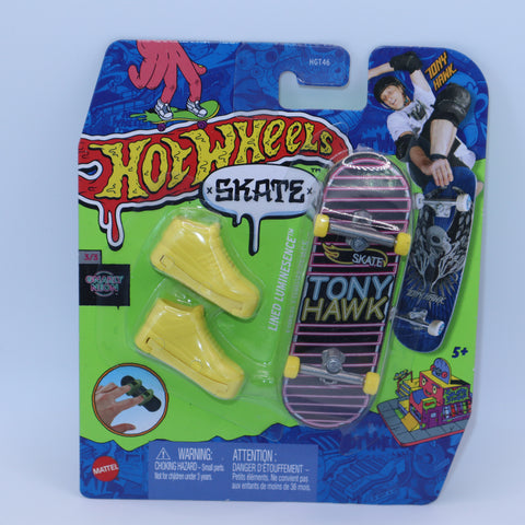 Hot Wheels Skate Tony Hawk Gnarly Neon Lined Luminesence