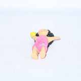 Cabbage Patch Kids Girl w/ Ducky, Pink Towel & Black Hair