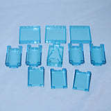 Lego Lot of 11 Blue Pieces