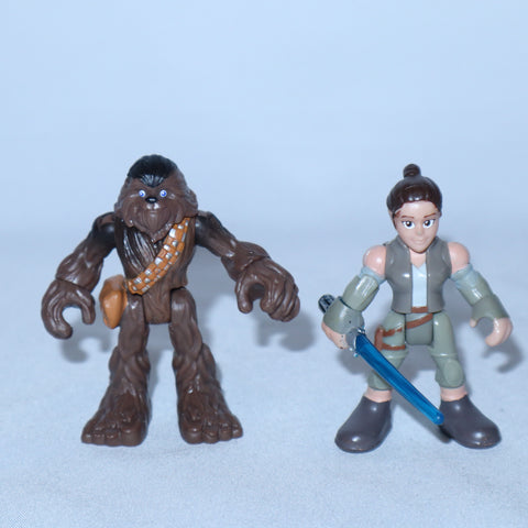 Playskool Star Wars Galactic Heroes Rey & Chewbacca
