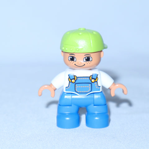 Lego Duplo Boy with Overalls minifigure
