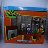 DC Batman Classic TV Series Wayne Manor Library