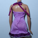 Barbie Fashionistas Purple Glitter Party Dress