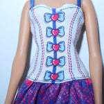 Barbie Fashionistas Dress With Bowties Print