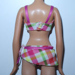 Barbie 2pc Plaid Bathing Suit