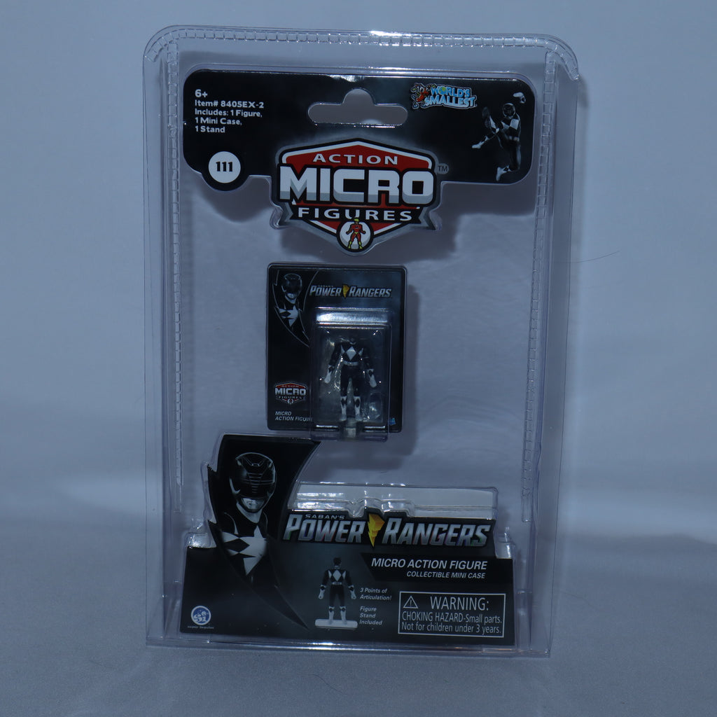 World's Smallest Micro Figures Power Rangers Black Ranger – geekedouttoys