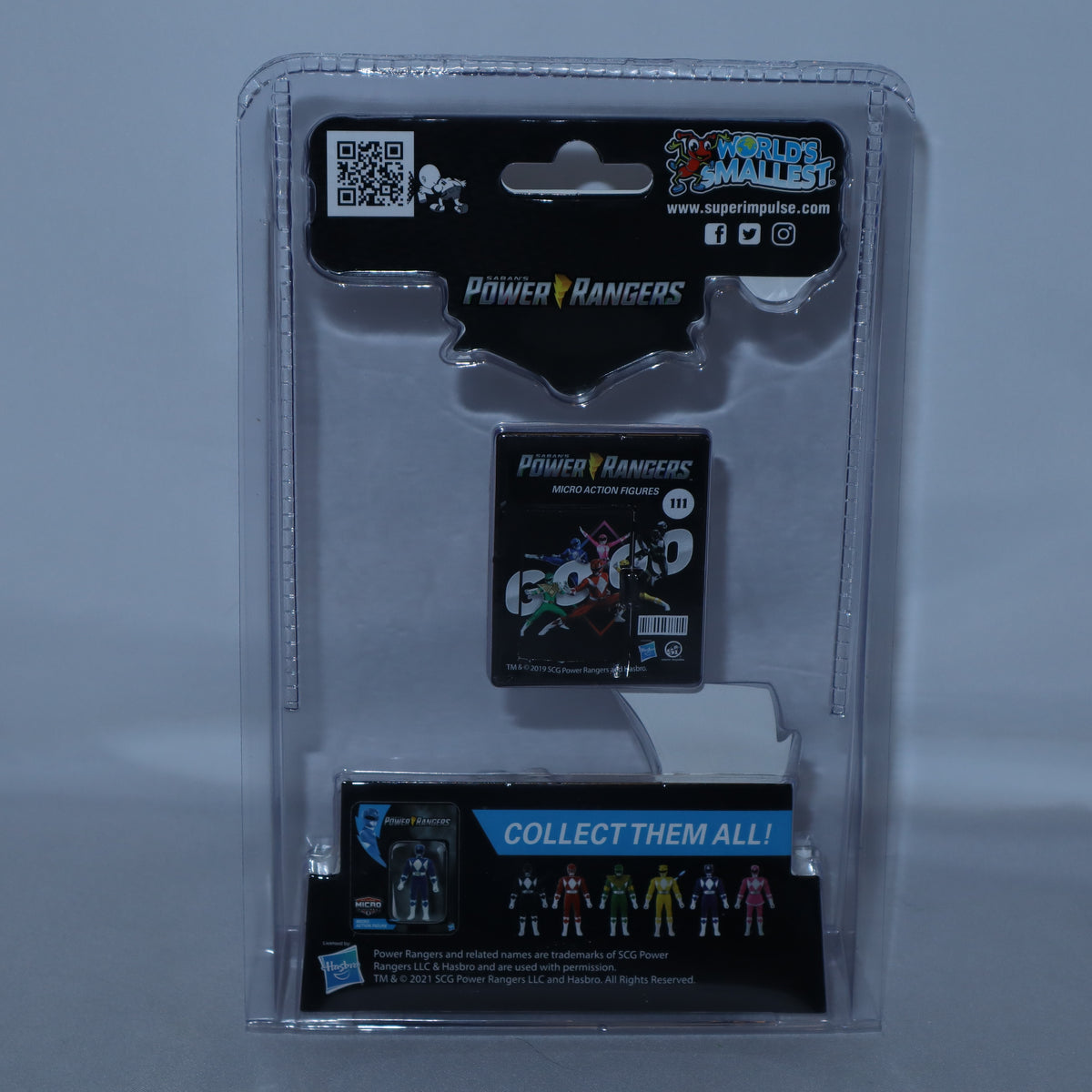 World's Smallest Micro Figures Power Rangers Blue Ranger – geekedouttoys