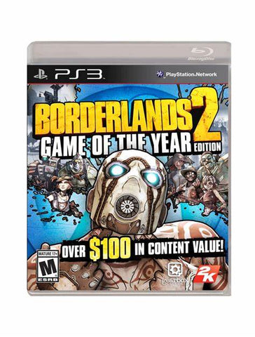 PS3 Borderlands 2 Game of the Year Edition