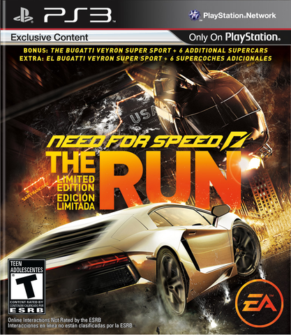 PS3 Need for Speed the Run