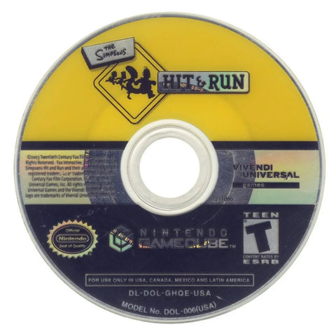 GC the Simpsons Hit & Run