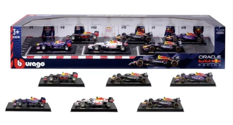 Bburago Oracle Red Bull Racing Formula 1 Team set