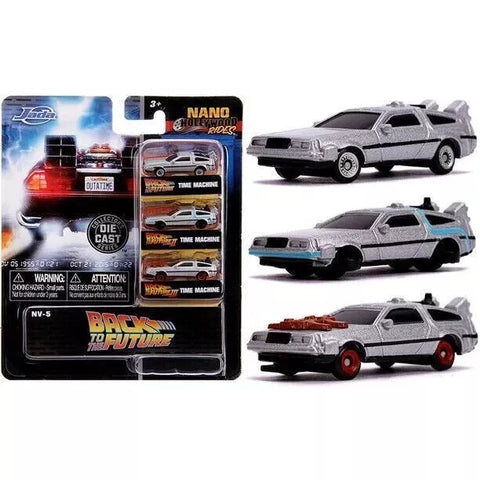 Nano Hollywood Rides Diecast Back to the Future Set